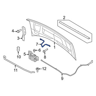 Ford OE - Front Hood Latch Striker Plate