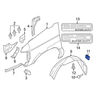 Ford OE - Fender Liner Nut
