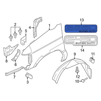 Ford OE - Front Fender Emblem