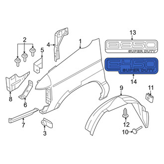Ford OE - Front Fender Emblem