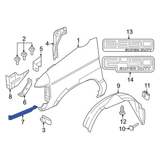 Ford OE - Front Left Outer Fender Bracket