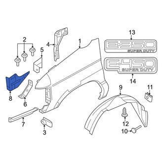 Ford OE - Front Left Lower Fender Bracket