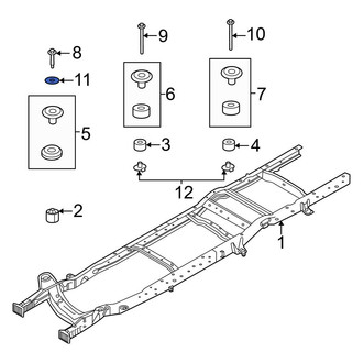 Ford OE - Body Mount Cushion Washer