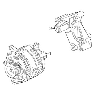 Ford OE - Electrical - Alternator (W/O Dual Alternator), (Cutaway Van)