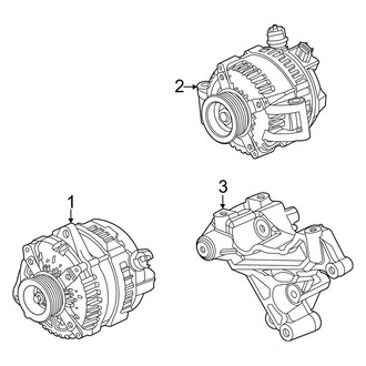 Ford OE - Electrical - Alternator (With Dual Alternator), (Cutaway Van)