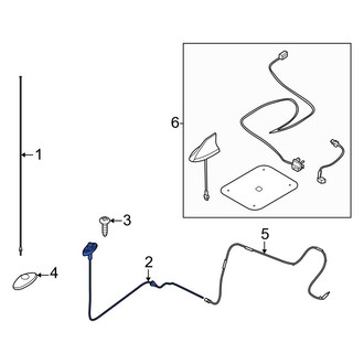 Ford OE - Radio Antenna Base