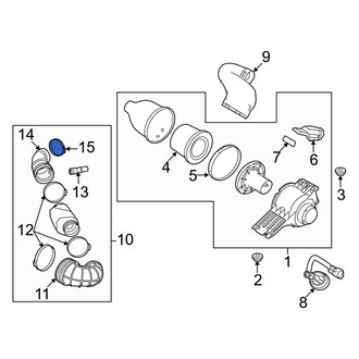 Ford OE - Engine Air Duct Clamp