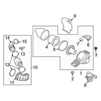 Ford OE - Left Air Filter Housing Insulator