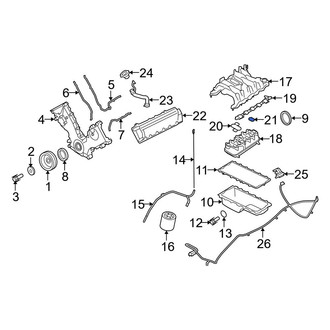 Ford OE - Upper Fuel Injection Plenum Gasket