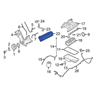 Ford OE - Left Engine Valve Cover