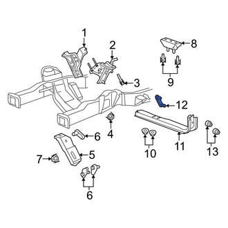 Ford OE - Transmission Crossmember Bolt