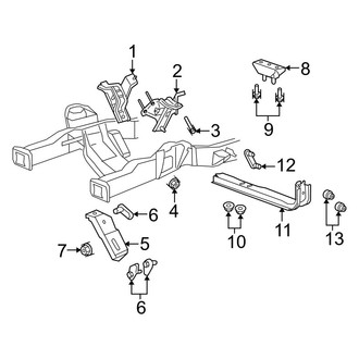 Ford OE - Engine & Transmission Mounting (Cutaway / Cutaway Van)