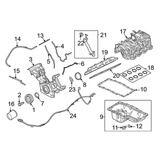 Ford OE - Right Engine Timing Cover Gasket