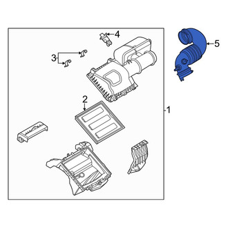 Ford OE - Engine Air Intake Hose