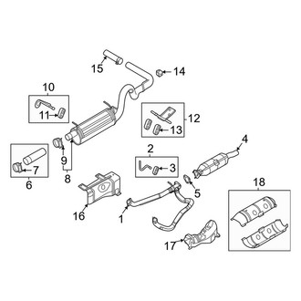 Ford OE - Exhaust System - Exhaust Components