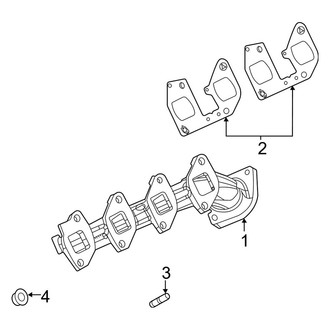 Ford OE - Exhaust System - Exhaust Manifold (Cutaway Van 6.2L)