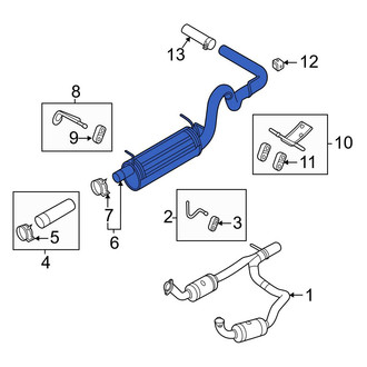 Ford OE - Exhaust Muffler