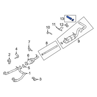 Ford OE - Rear Exhaust Tail Pipe