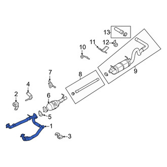 Ford OE - Front Exhaust Crossover Pipe
