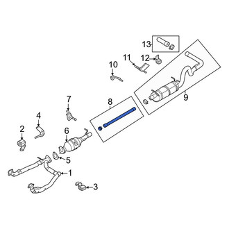 Ford OE - Rear Exhaust Intermediate Pipe