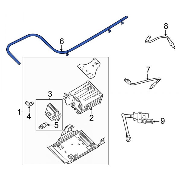 Evaporative Emissions System Lines