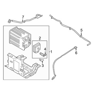 Ford OE - Emission System - Emission Components (40 Gallon Tank)