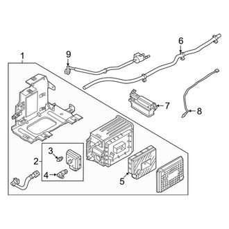 Ford OE - Emission System - Emission Components (55 Gallon Tank)