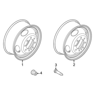 Ford OE - Wheels (Dual Rear Wheel), (Cutaway / Cutaway Van)