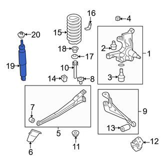 Ford OE - Front Suspension Shock Absorber