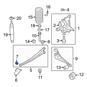 Ford OE - Front Axle Support Bushing