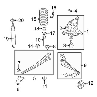 Ford OE - Front Suspension - Suspension Components