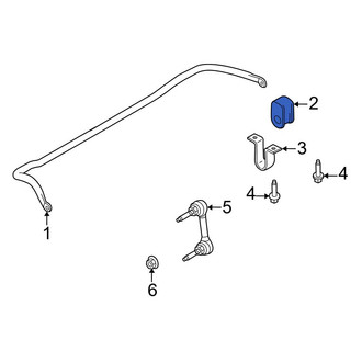 Ford OE - Front Suspension Stabilizer Bar Bushing