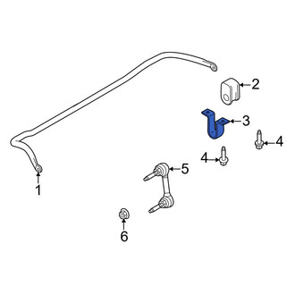 Ford OE - Rear Suspension Stabilizer Bar Bracket