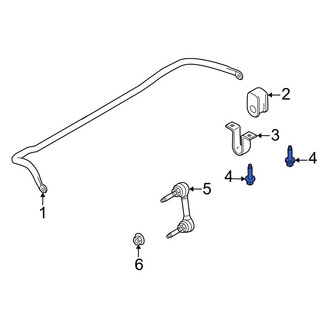 Ford OE - Suspension Stabilizer Bar Bracket Bolt