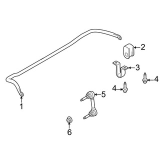 Ford OE - Front Suspension - Stabilizer Bar & Components