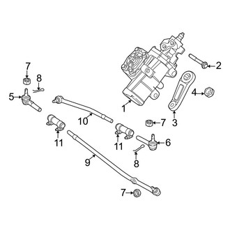 Ford OE - Steering Gear & Linkage (Single Rear Wheel)