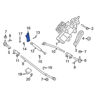 Ford OE - Steering Damper Bracket