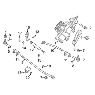 Ford OE - Suspension Shock Absorber Bolt