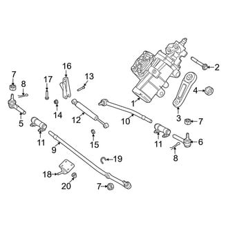 Ford OE - Steering Gear & Linkage (Dual Rear Wheel)