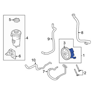 Ford OE - Front Power Steering Pump