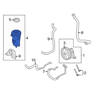 Ford OE - Front Power Steering Reservoir