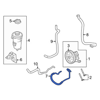 Ford OE - Power Steering Pressure Hose