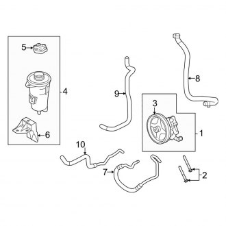 2023 Ford E-series Power Steering Lines & Hoses — CARiD.com