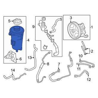 Ford OE - Front Power Steering Reservoir