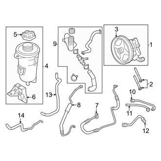 Ford OE - Steering Gear & Linkage - Pump & Hoses (Dual Rear Wheel)