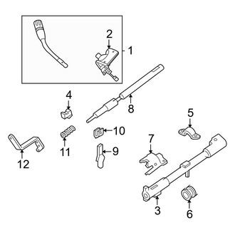 Ford OE - Steering Column - Housing & Components (Transmission Shift Tube), (Cutaway / Cutaway Van)