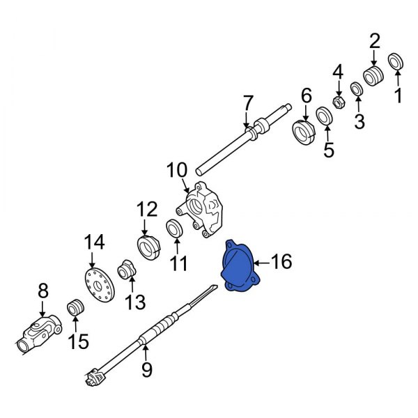 Steering Column Shaft Seal