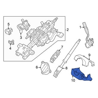 Ford OE - Lower Steering Column Cover