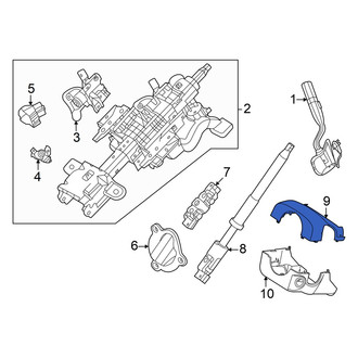 Ford OE - Upper Steering Column Cover