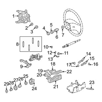 Ford OE - Steering Column - Shaft & Internal Components (Cutaway Van)